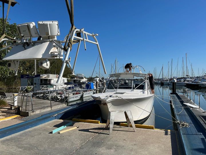 White boat | Marmong Point, NSW | On Point Shipwright Group