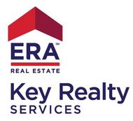 ERA Real Estate Key Realty Services logo in blue, red, and white