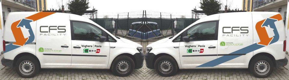 camion di azienda di manutenzione impianti elettrici