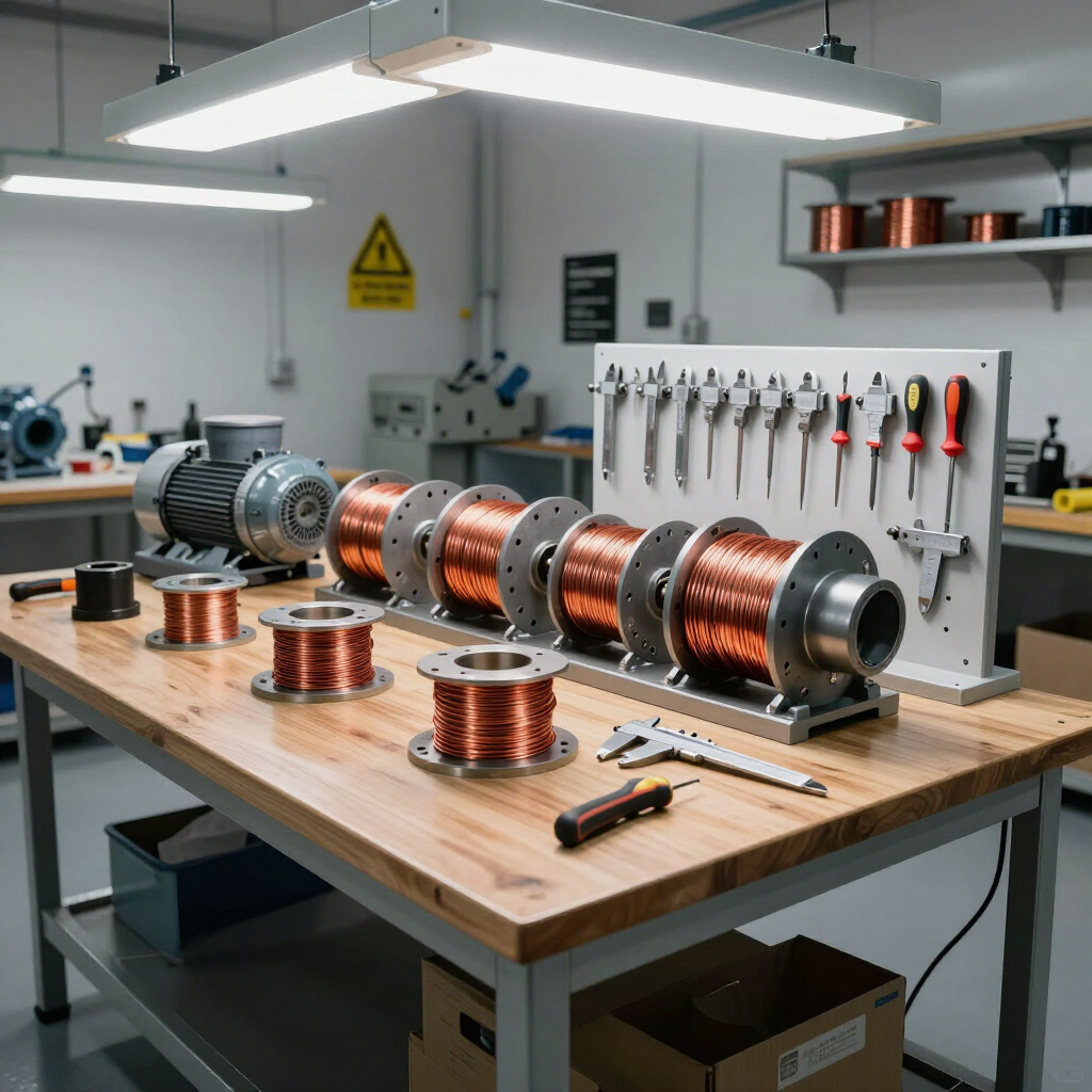 Taller de bobinado de motores eléctricos