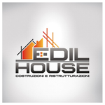 Un logo per un'azienda chiamata edil house