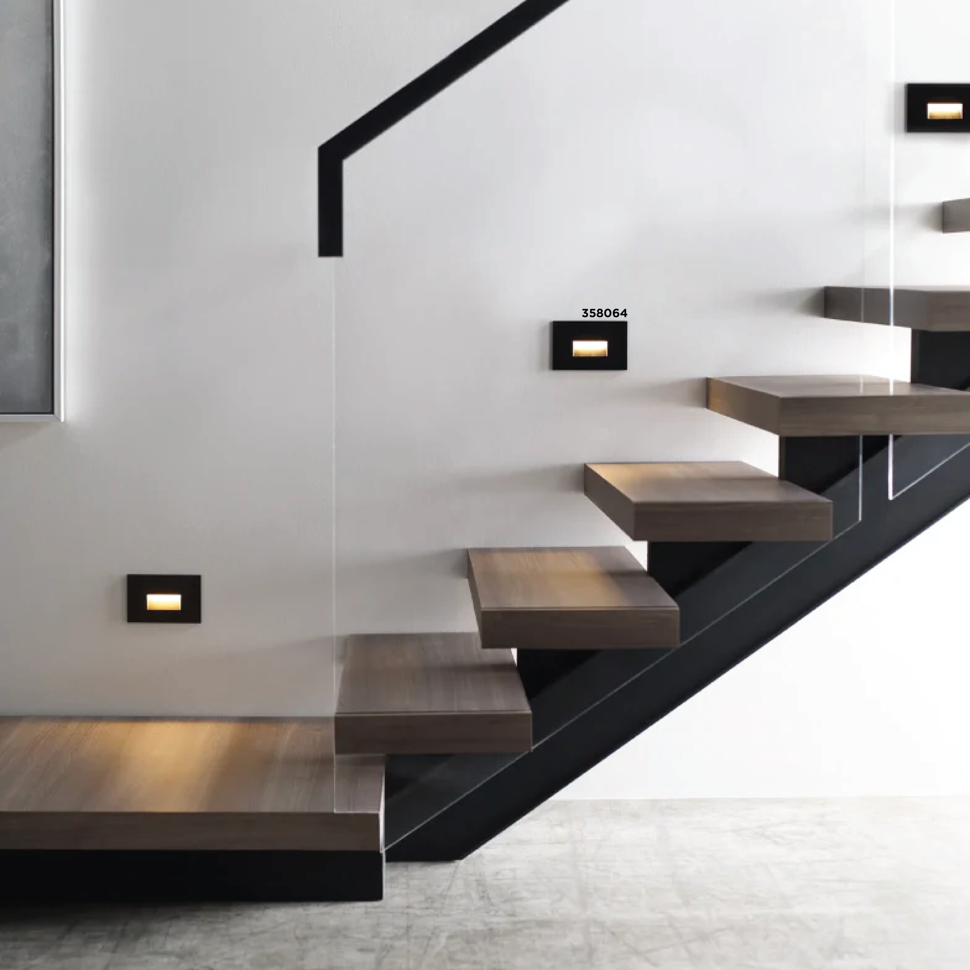 Horizontal Slim LED Step Light