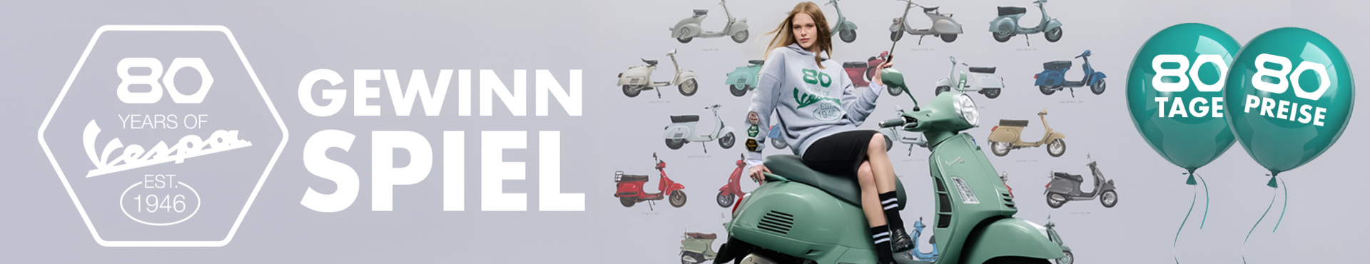 80 Jahre Vespa Gewinnspiel