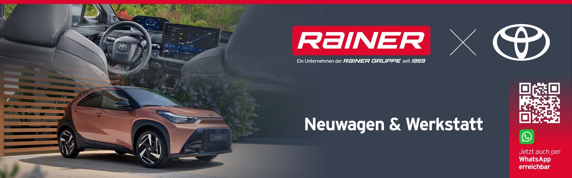 RAINER ist ab jetzt Toyota Partner