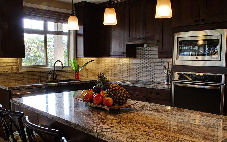 Beatiful small kitchen renovation dark wood contemporary