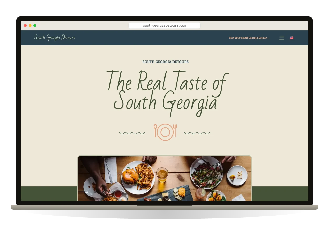South Georgia Detours mockup