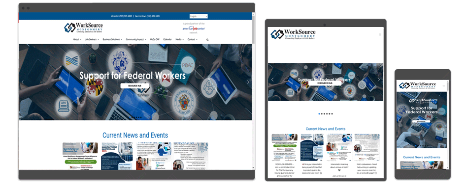 WorkSource Montgomery website