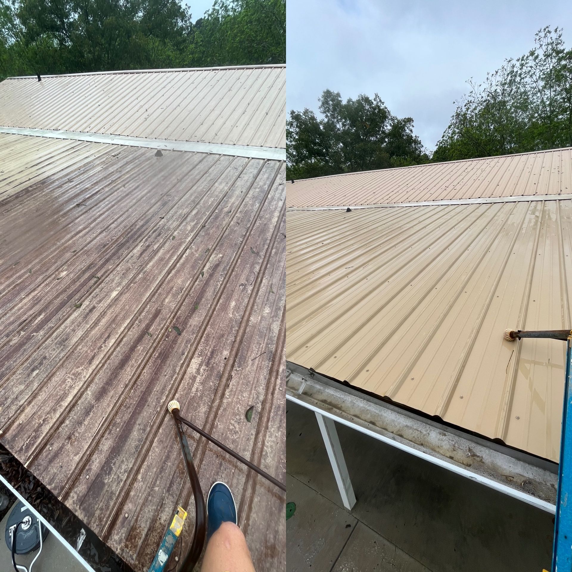 Roof washing Hinesville Ga