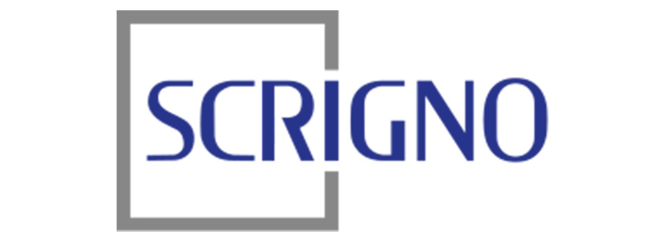 Il logo di Scrigno con la scritta