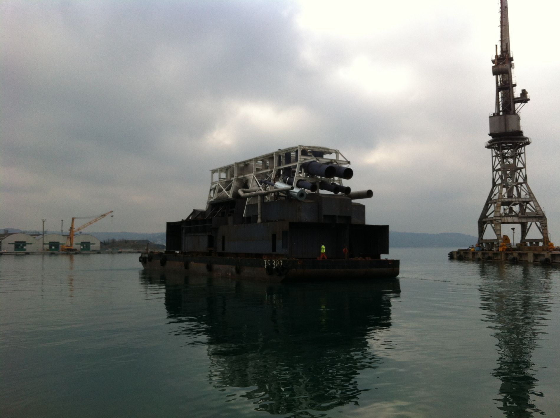 struttura in mare