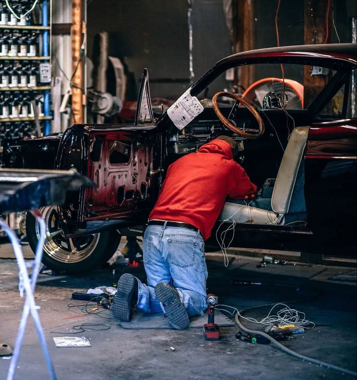 Technicians Completing Automotive Service