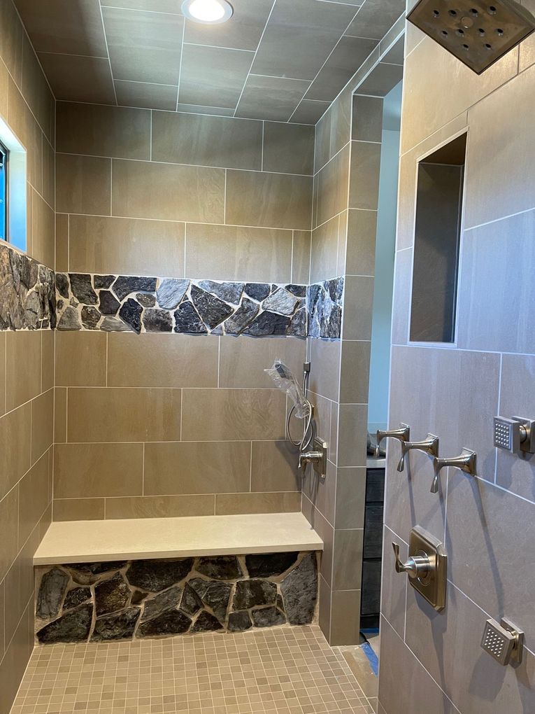 Tile flooring installation