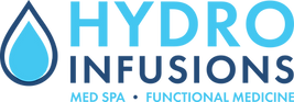 The logo for hydro infusions med spa functional medicine