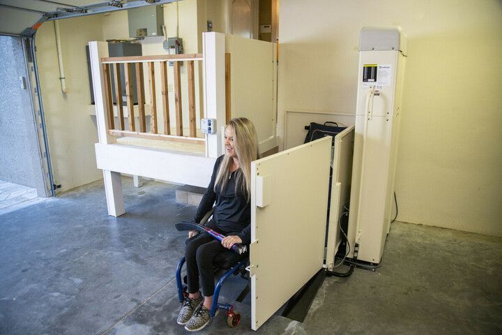 Vertical Platform Lift Installation — East Peoria, IL — ADA Total Access, Inc.