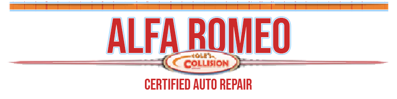 General repairs sign with bold red lettering and a small collision logo beneath