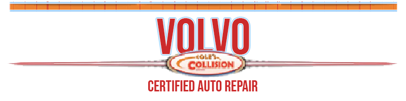 Volvo Certified badge logo with red text and orange accent line on a white background