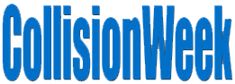 Blue “CollisionWeek” logo on a white background