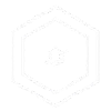 Faint white hexagonal geometric pattern on a white background.