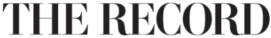 Partial newspaper masthead reading “THE RECORD” in large black serif letters on white.