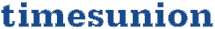 Blue “timesunion” logo text on a white background