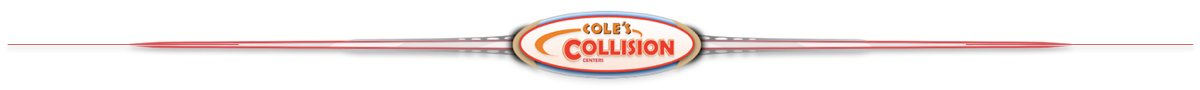 Oval red-and-gold logo centered on a thin red horizontal line over a white background