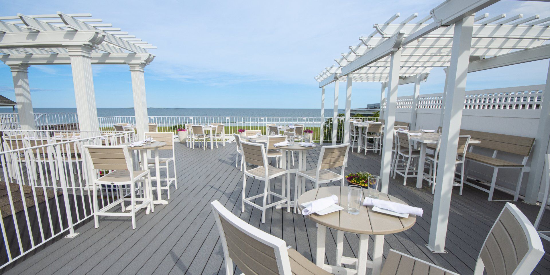 Rooftop Dining- Joseph's by the Sea | Old Orchard Beach, ME