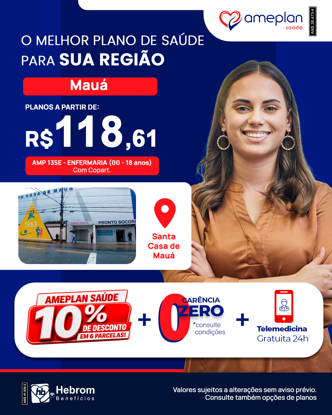 Post do plano Garantia de Saúde com o valor a partir de R$ 159,09