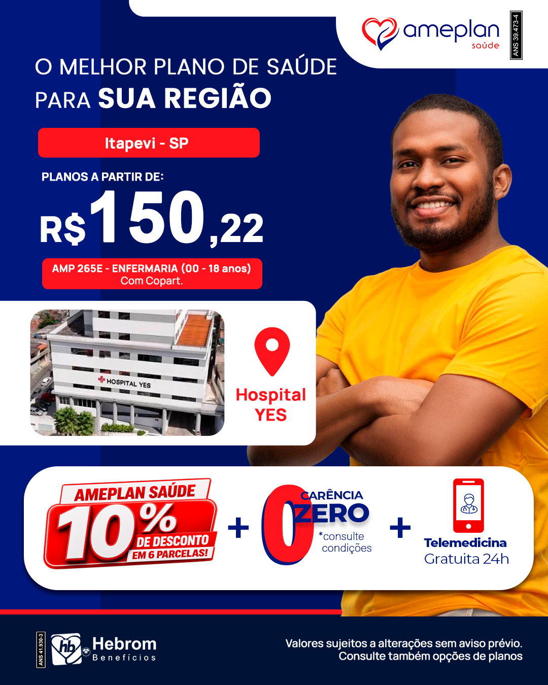 Post do plano Garantia de Saúde com o valor a partir de R$ 159,09