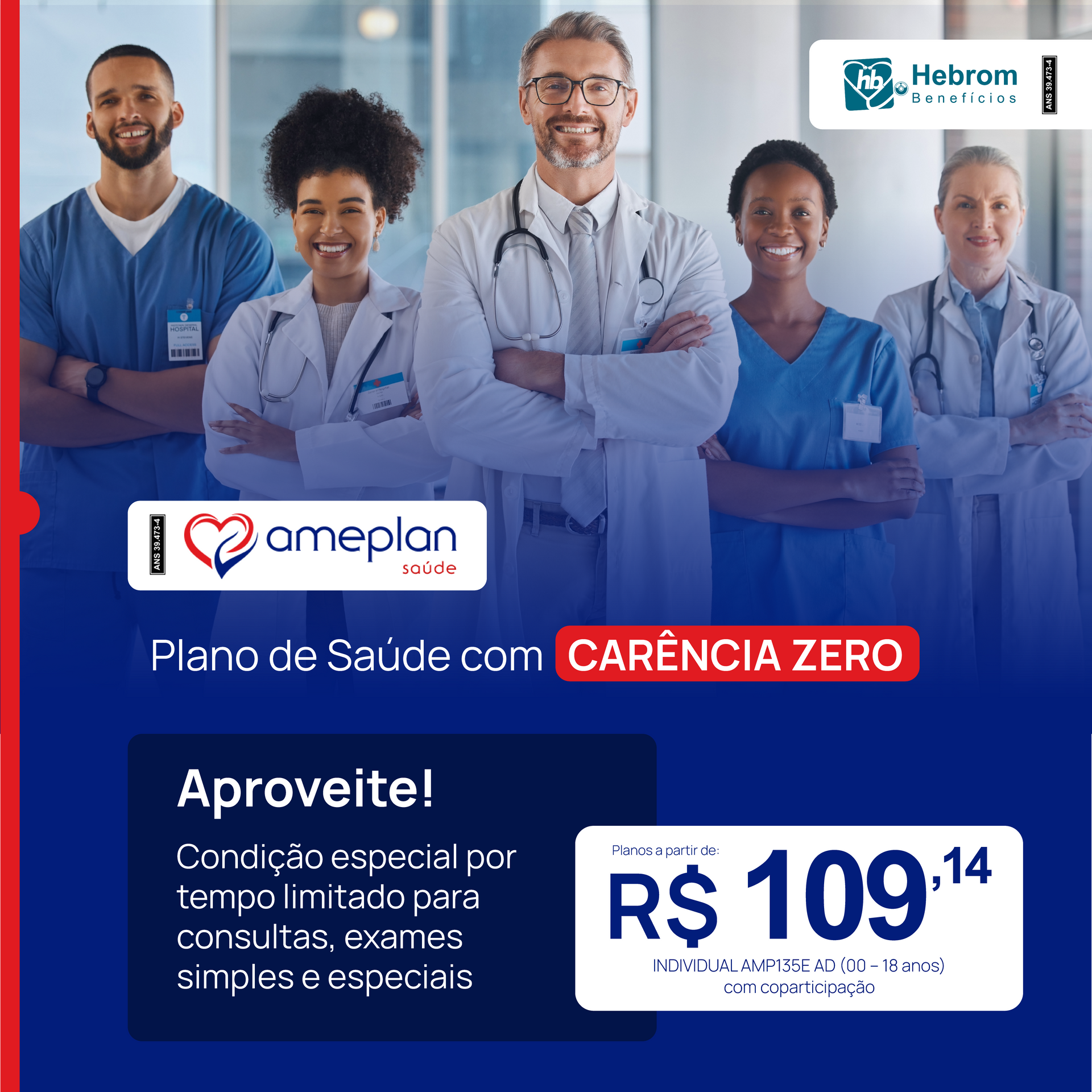 Post do plano Garantia de Saúde com o valor a partir de R$ 159,09