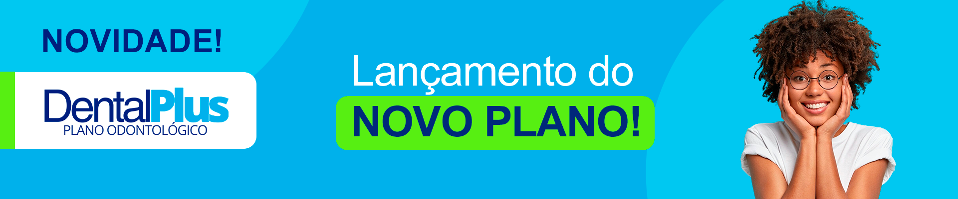 banner de anuncio de novo plano