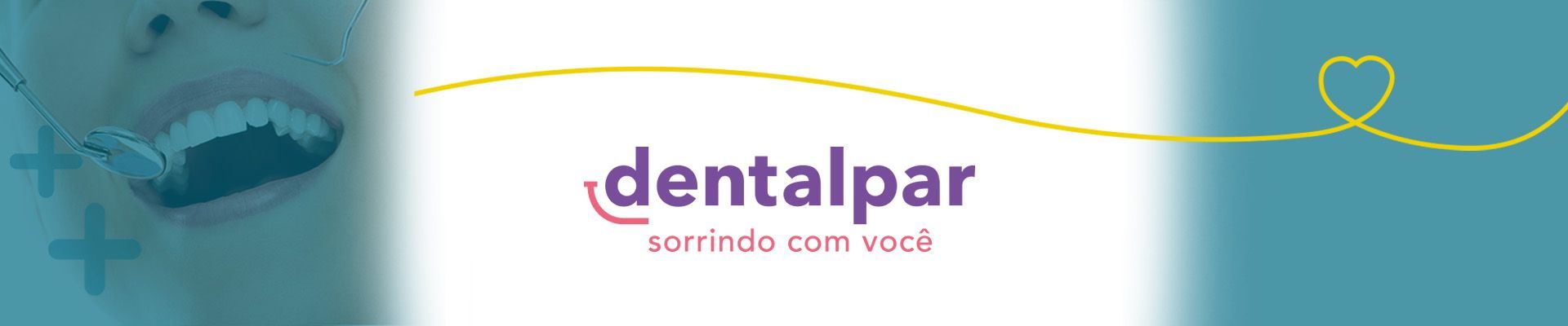 logotipo plano odontológico dentalpar com fundo branco