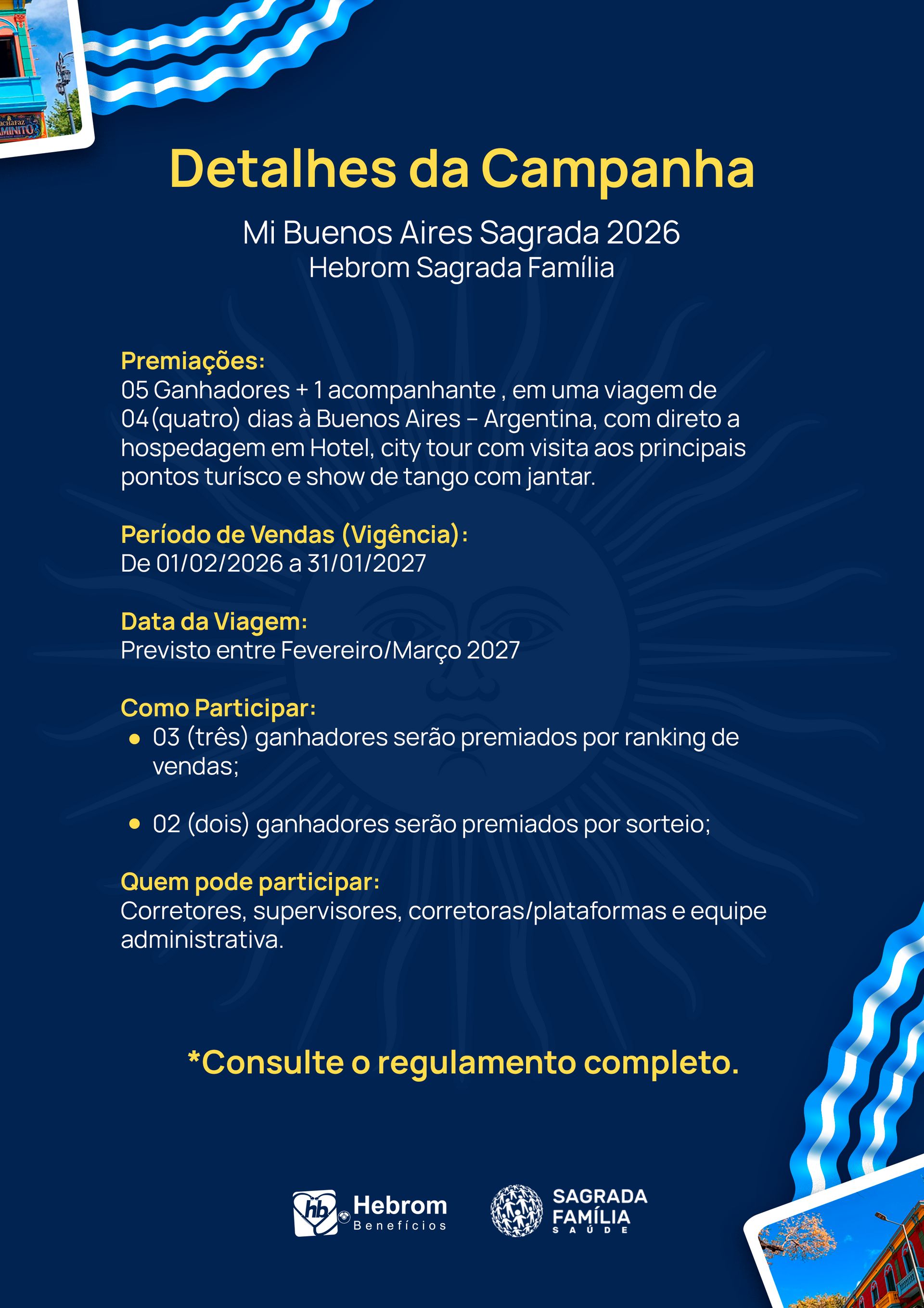 Informações da campanha