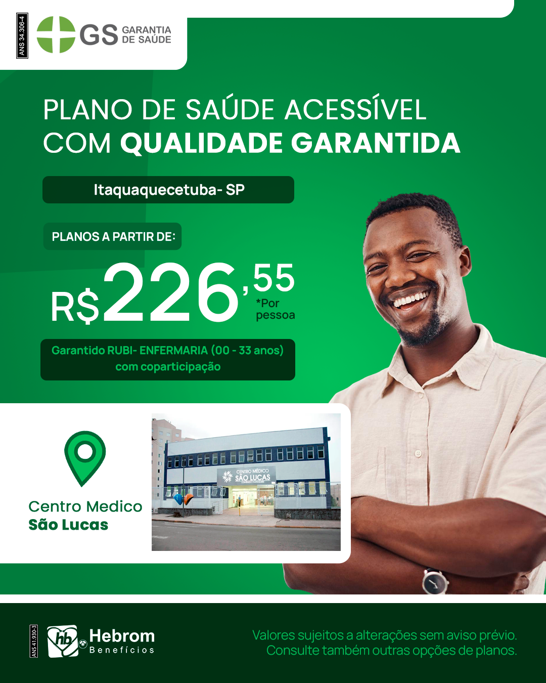 Post do plano Garantia de Saúde com o valor a partir de R$ 577,54