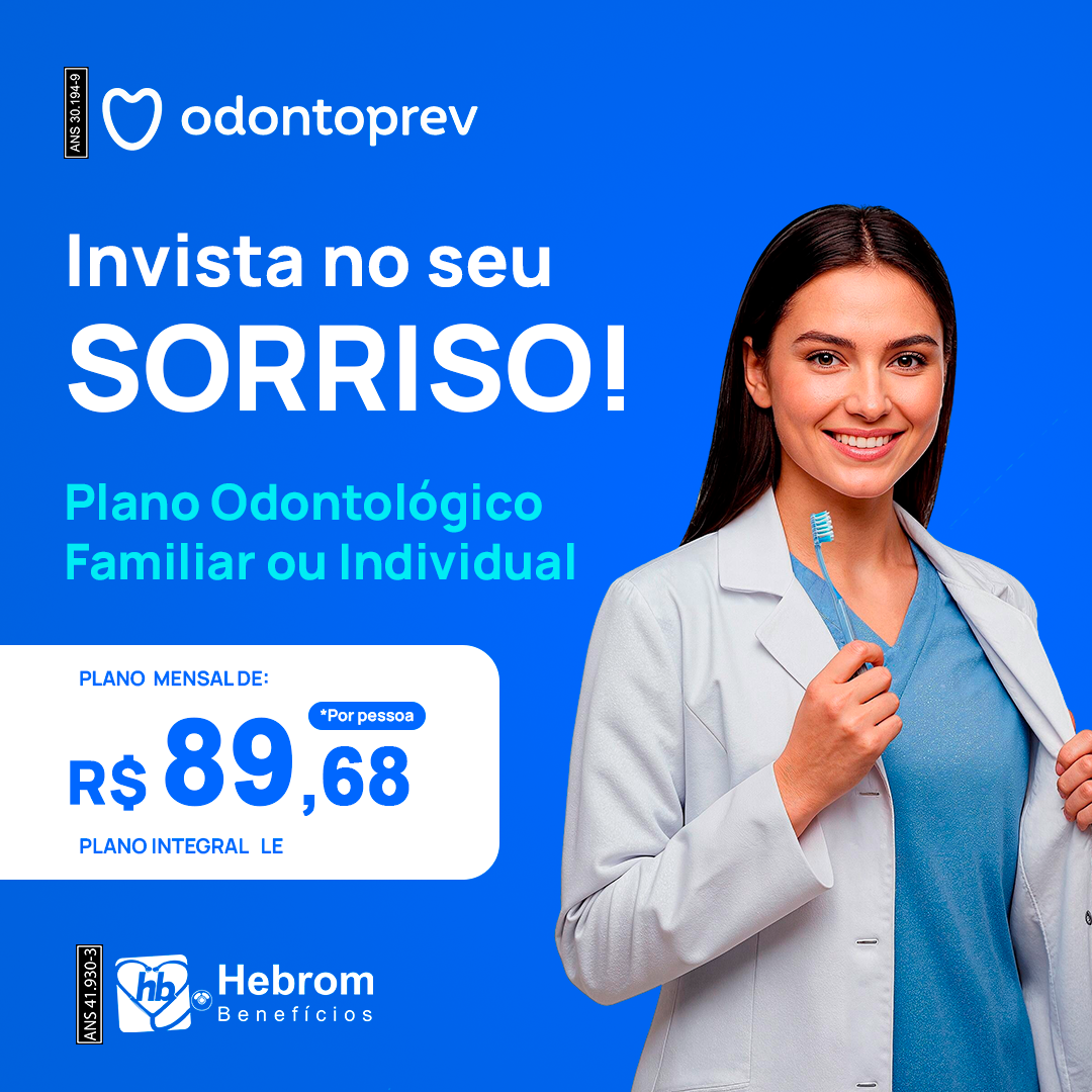 Post do plano Odontoprev com o valor a partir de R$ 44,90