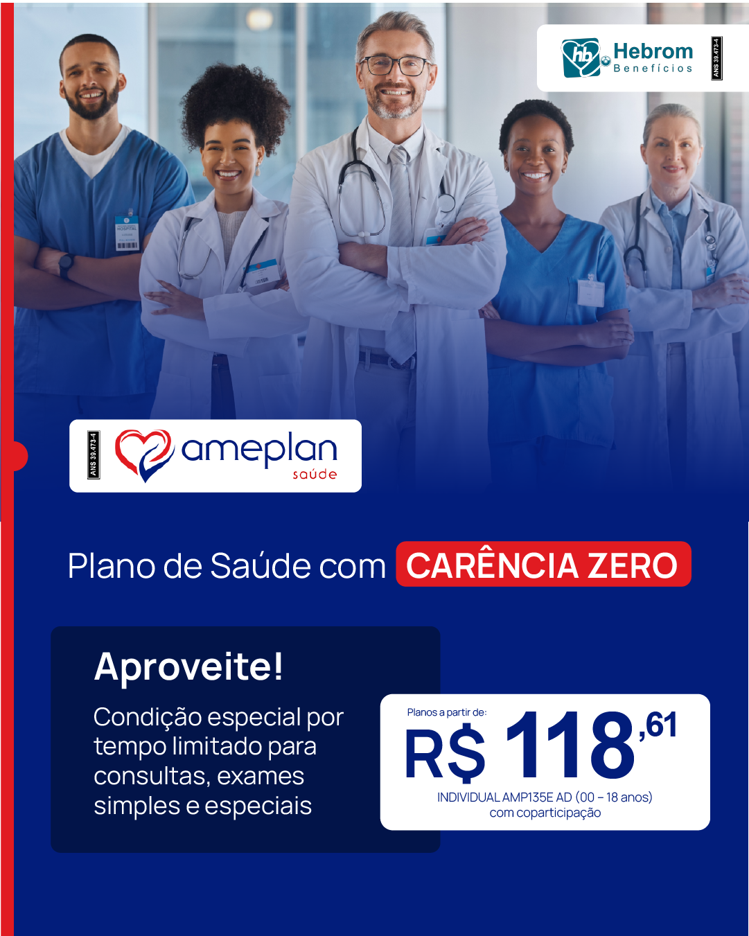 Post do plano Garantia de Saúde com o valor a partir de R$ 159,09
