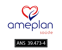 logotipo plano de saúde ameplan com fundo branco