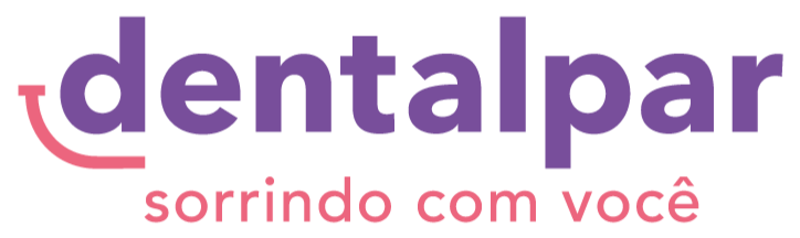 logotipo plano odontológico dentalpar com fundo branco