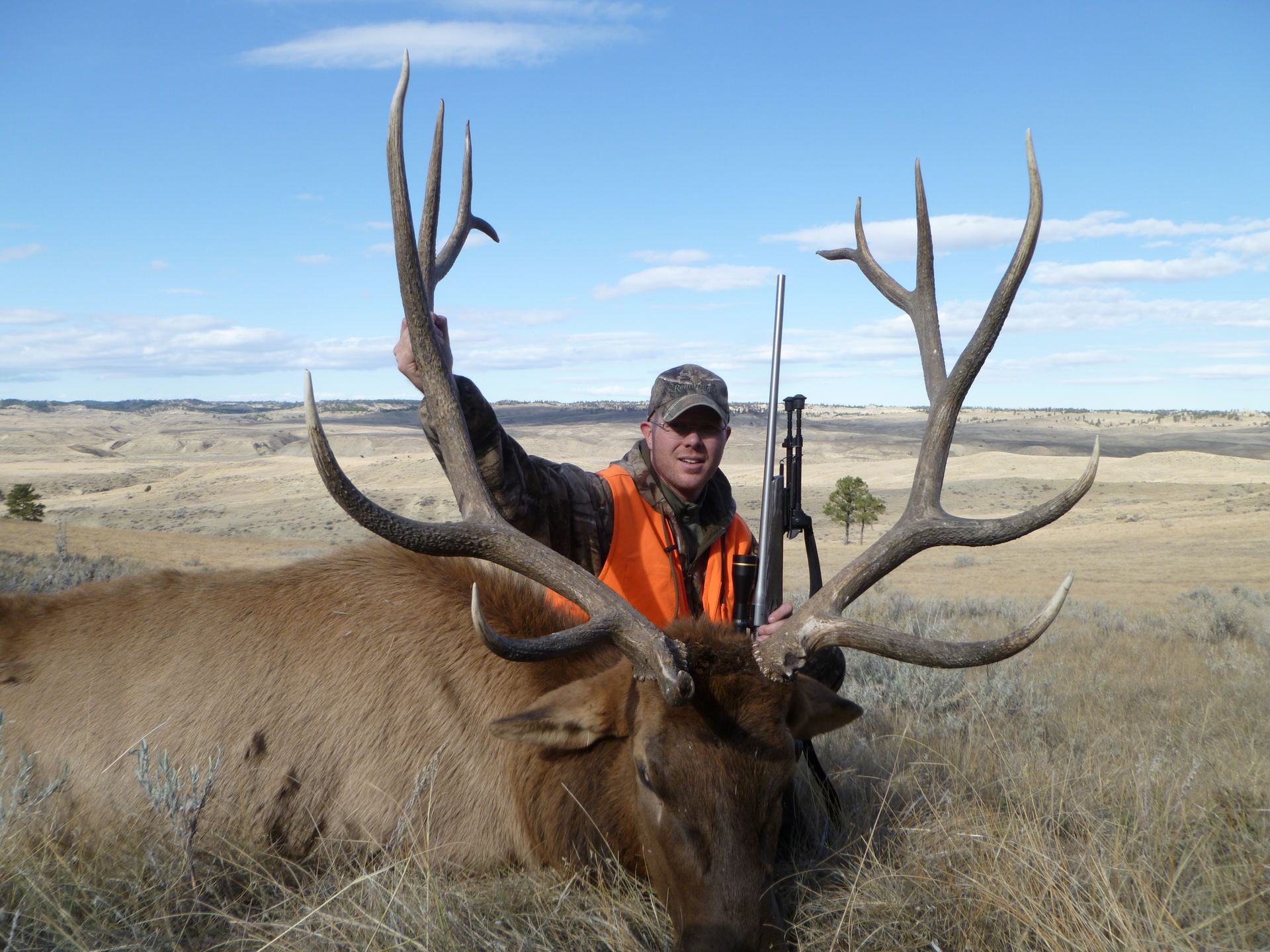 Man Riding A Elk Elk Hunts | Montana Big Game Pursuits | Plains, MT