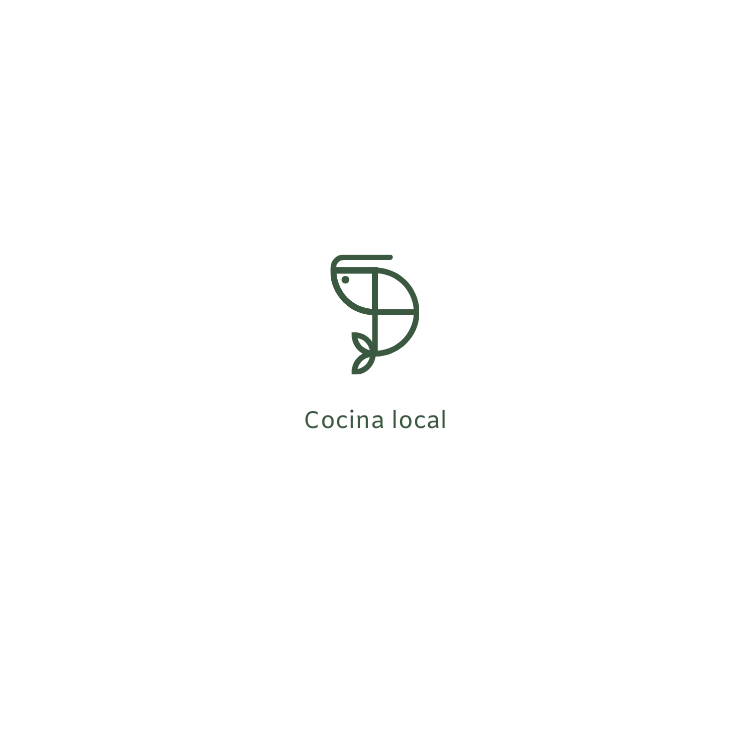 A logo for a restaurant called cocina local