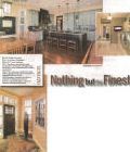 A collage of pictures of a kitchen and a living room.