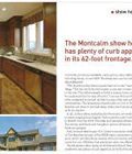 A picture of a kitchen and a picture of a house.