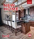 A picture of a new home with a kitchen and dining room.