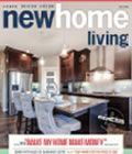 A kitchen with a table and chairs on the cover of a magazine.