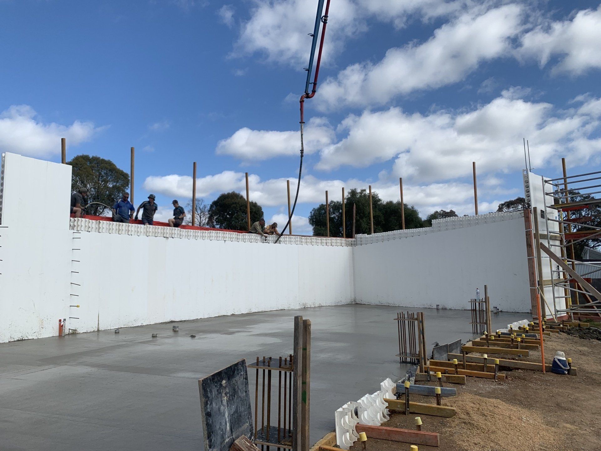 Pouring Concrete — Jaycee’s Constructions In  Mudgee NSW