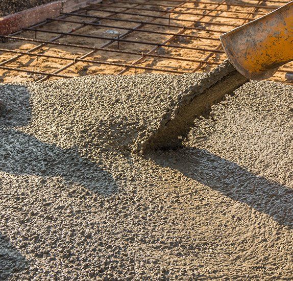 Cement being poured — Jaycee’s Constructions In  Mudgee NSW
