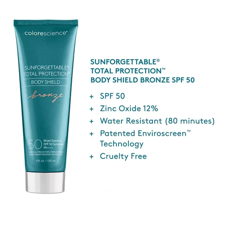 Sunforgettable total protection body shield bronze spf 50