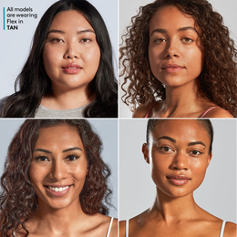 A collage of four women 's faces with the caption 