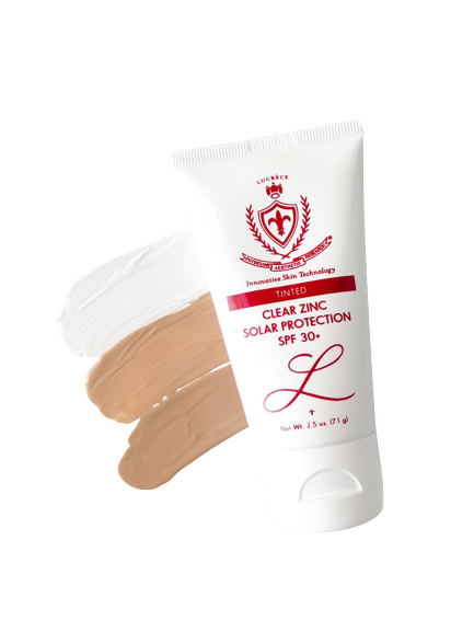 A tube of sunscreen with the letter l on it