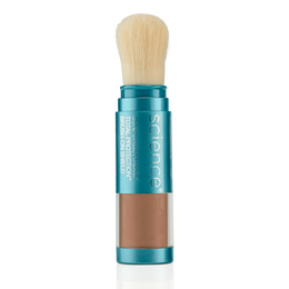 A bottle of science sun protector with a brush