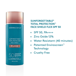 Sunforgettable total protection face shield flex spf 50